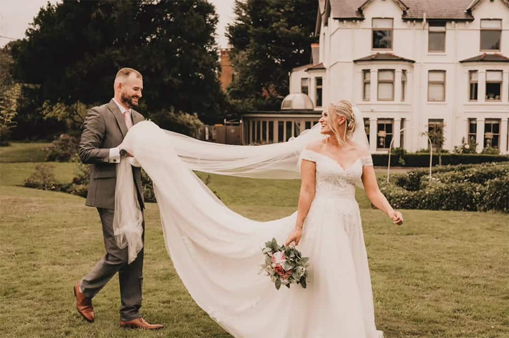 Classic bridal look for Southampton bride