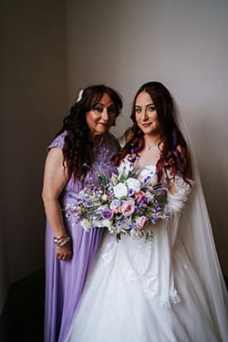 Classic wedding makeup for Ada on her big day